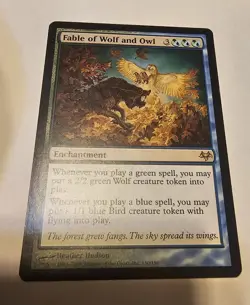 Fable of Wolf and Owl Eventide MTG Magic The Gathering MP - Image 1