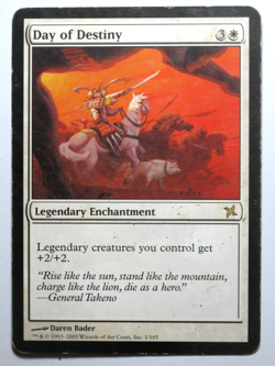 day of destiny Mtg Magic English played - Image 1