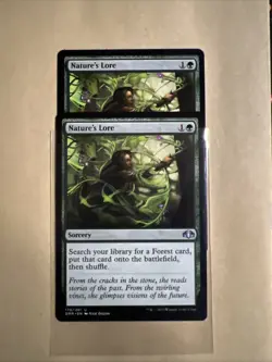 X2 MTG Nature’s Lore DMR 170 U NM Regular - Image 1