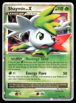 Shaymin LV.X 127/127 Holo Rare | PL | Platinum Base | Pokemon TCG - VINTAGE - Image 1