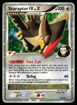 Staraptor FB LV.X 147/147 Holo Rare | LP | Supreme Victors | Pokemon TCG - Image 1