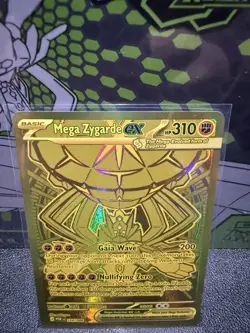 Pokemon Mega Zygarde EX Full Art Foil 310 HP Gaia Wave Nullifying Zero 124/088 - Image 3