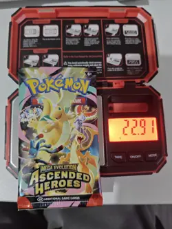 Heavy Pokemon Ascended Heroes Booster Pack (22.91) Potential God Pack auction2 - Image 1