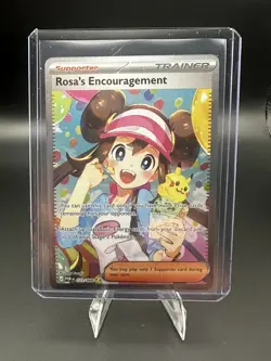 ROSA'S ENCOURAGEMENT 123/088 - Perfect Order - HOLO SPECIAL ILLUSTRATION RARE NM - Image 3