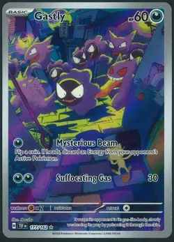 Gastly 177/162 Illustration Rare Pokemon SV Temporal Forces Near Mint #1 - Image 1