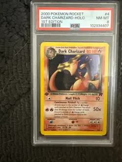 Pokemon Dark Charizard Team Rocket 1st Edition Holo Rare #4 BGS 8.5 Near Mint - Image 1