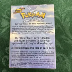 Pokemon Jungle Water Blast Theme Deck Factory Sealed Wizards of the Coast 1999 - Image 2