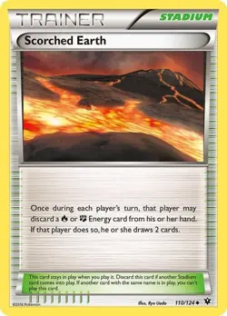 Scorched Earth 110/124 Pokemon NM - Fates Collide - Image 1