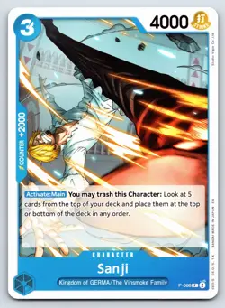 One Piece - P-068 - Sanji - P - Promo US Seller - Image 1