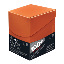 Ultra PRO Eclipse Deck Box Card Storage Standard 100+ Commander Pumpkin Orange - Image 1