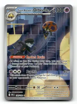 Team Rocket's Orbeetle 198/182 - Destined Rivals - Pokemon Card NM/M - Image 1
