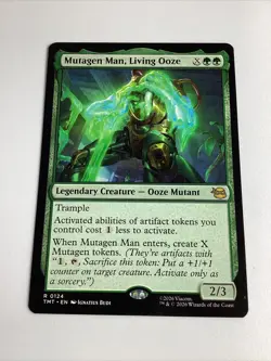Magic The Gathering:Teenage Mutant Ninja Turtles:Mutagen Man,Living Ooze-R-#0124 - Image 1
