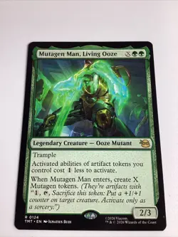 Magic The Gathering:Teenage Mutant Ninja Turtles:Mutagen Man,Living Ooze-R-#0124 - Image 4