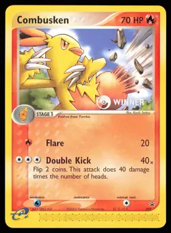 Combusken 009 WINNER STAMP | LP | Nintendo Black Star Promos | Pokemon TCG - Image 1