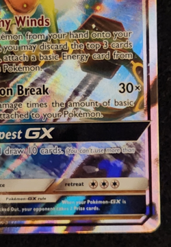 2018 Pokemon Celestial Storm Rayquaza GX Ultra Rare #109/168 EX-NM - Image 4