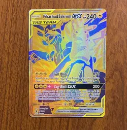 Pokemon Sun And Moon Pikachu & Zekrom GX #SM248 Black Star Promo NM - Image 1