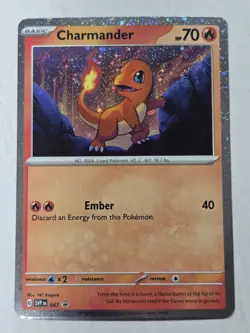 Pokemon 151 Cosmo Holo Promo Bulbasaur Charmander Squirtle SVP 046 047 048 Swirl - Image 4