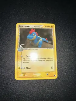 Pokemon TCG Croconaw (Delta Species) 27/101 Dragon Frontiers Yuka Morii NM - Image 1