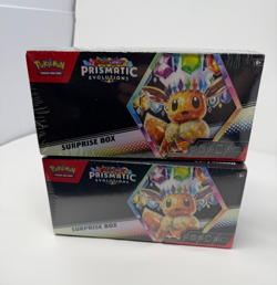 Lot of 2 Pokemon TCG Prismatic Evolutions Surprise Box (Slight Tears) - Image 1