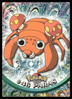 Pokemon Cards Paras #46 Topps Trading Cards Series 1 MP - Image 1