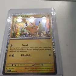 Holo Pikachu 006/015 McDonalds 2023 Match Battle Pokemon Card NM/M - Image 3