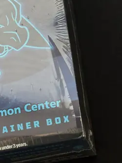 Phantasmal Flames Pokemon Center Elite Trainer Box ETB Ripped Seal - Image 3