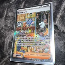 Pokemon Card - Salvatore 212/162 Temporal Forces Special Illustration Rare - NM⭐ - Image 2