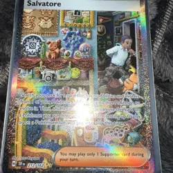 Pokemon Card - Salvatore 212/162 Temporal Forces Special Illustration Rare - NM⭐ - Image 5