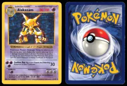 Alakazam 1/102 Holo - Shadowless | MP | Base Set | Pokemon TCG - 1999 - Image 3