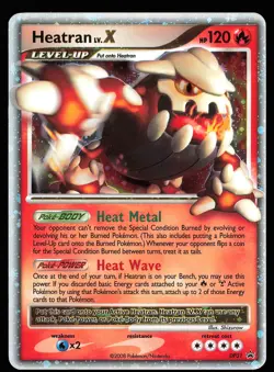 Heatran LV.X DP31/56 Holo | LP | DP Black Star Promos | Pokemon TCG - 2007 - Image 1