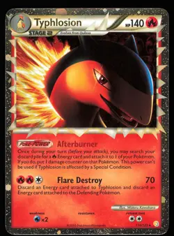 Typhlosin 110/123 PRIME Holo | LP | HeartGold & SoulSilver | Pokemon TCG - Image 1