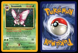 Venomoth 13/64 Holo NO SYMBOL ERROR | LP | Jungle | Pokemon TCG - 1999 - Image 3