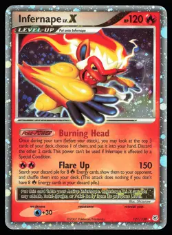 Infernape LV.X 121/130 Holo | NM | Diamond & Pearl | Pokemon TCG - 2007 - Image 1