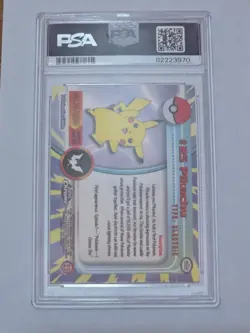 Pokemon Tv Pikachu Topps Chrome PSA - Image 2