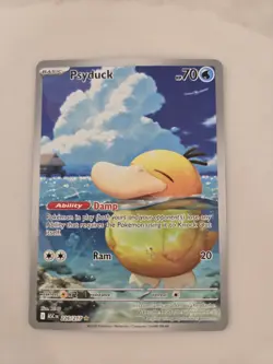 Pokemon Psyduck Ascended Heroes Rare Full Art Card 70 HP Ability Damp 226/217 - Image 3