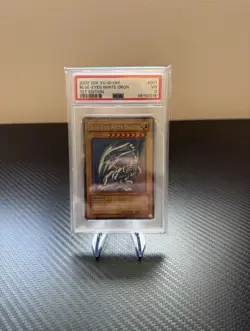 2002 SDK YU-GI-OH! #001 BLUE-EYES WHITE DRGN. VG 1ST EDITION 3 - Image 2