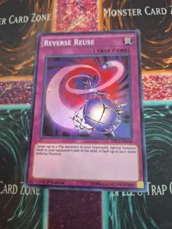 Yugioh Reverse Reuse DRL2-EN038 Super Rare 1st Edition Near Mint - Image 1