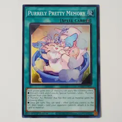 Purrely Pretty Memory - RA02-EN072 - Super Rare - NM - 1st ed - Yugioh - Image 1