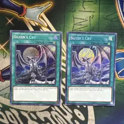 Yugioh! Silver's Cry LCKC-EN034 x2 Secret Rare Unlimited NM - Image 1