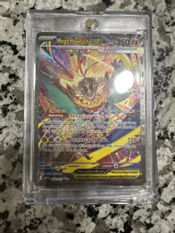 Pack Fresh NM ENGLISH MEGA HAWLUCHA EX 283/217 Ascended Heroes POKEMON TCG SIR - Image 1