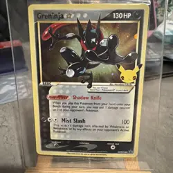 Pokemon TCG Greninja Gold Star SWSH144 25th Celebrations FACTORY SEALED - Image 2