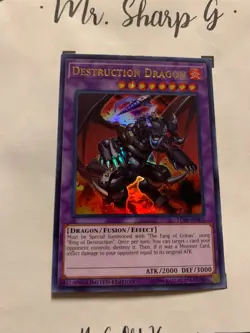 DESTRUCTION DRAGON - LIMITED EDTION LC06-EN003 ENGLISH Yu Gi Oh! CARD ULTRA RARE - Image 2