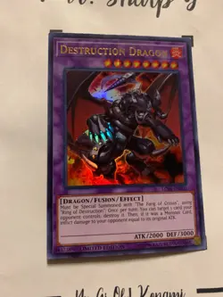 DESTRUCTION DRAGON - LIMITED EDTION LC06-EN003 ENGLISH Yu Gi Oh! CARD ULTRA RARE - Image 3