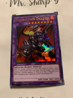 DESTRUCTION DRAGON - LIMITED EDTION LC06-EN003 ENGLISH Yu Gi Oh! CARD ULTRA RARE - Image 5