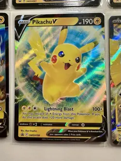 Pokemon TCG Pikachu 8 Card Lot – Sword & Shield Promos & Ex – NM - Image 3