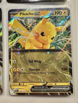 Pokemon TCG Pikachu 8 Card Lot – Sword & Shield Promos & Ex – NM - Image 5