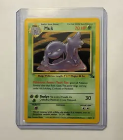 Muk 13/62 Fossil Holo Pokemon Card Unlimited - Image 1