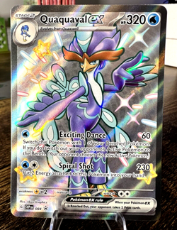 LP Pokemon Quaquaval ex - SVP084 - SVP Black Star Promos Lightly Played SV Black - Image 1