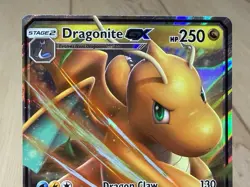 Dragonite GX 152/236 Ultra Rare Unified Minds NM Pokemon Card - Image 2