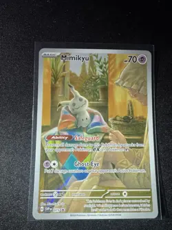 Pokemon TCG Mimikyu Scarlet & Violet SVP 075 Holo Promo Card Near Mint - Image 1